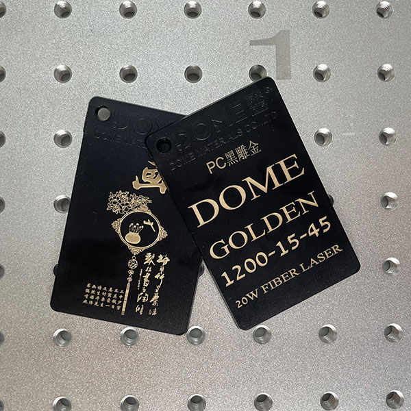 Laser Marking Additive for PC - Marking Golden Color