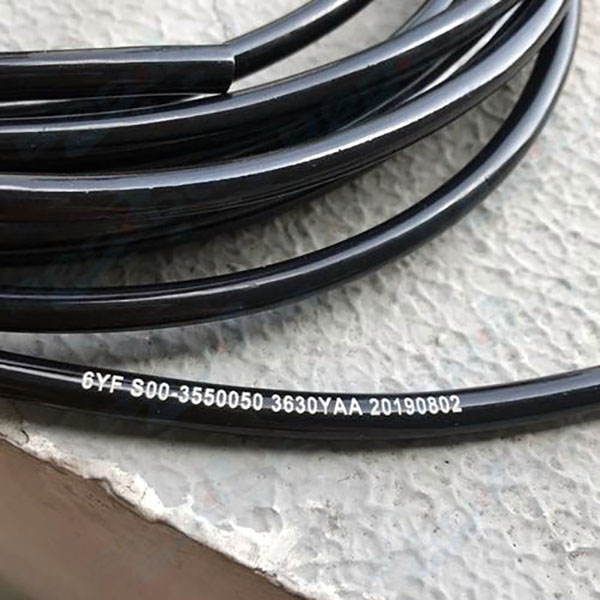 Laser Sensitive Pigment power Application for white laser marking on black cables and wires