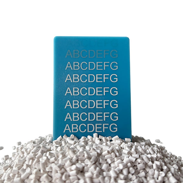 White Laser Marking on Colored PP Molded Parts - Laser Marking Additive Masterbatch for Plastics